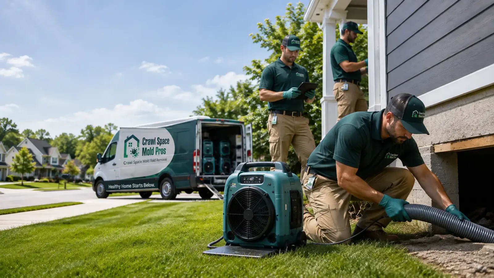 Crawl Space Mold Removal in Northwood, IA